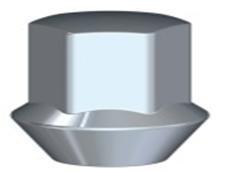 Гайка M12x1.5; 26; 32; 19 конус закрытый СH ; на литой диск Ford (98-0055)/(H98-0056)