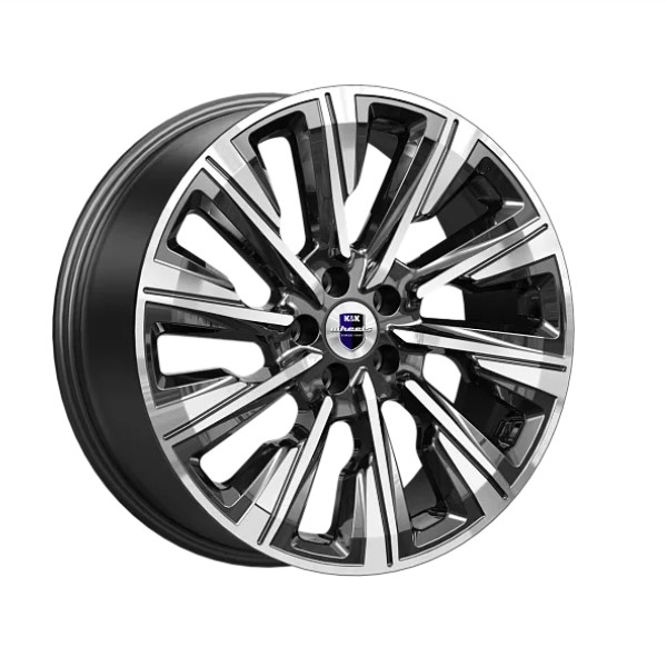 диски КиК ГАЛЕГО 7,5xR19 5x112 66,6 34 алмаз_черный