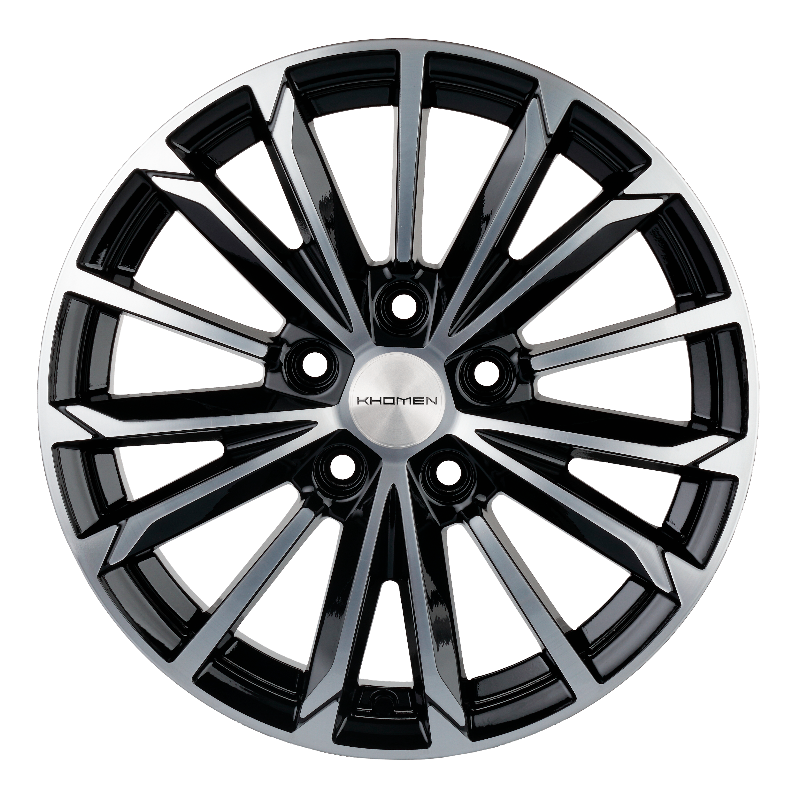 диски KHOMEN KHW1611 (16 ZV Duster/Kaptur/Terrano) 6,5xR16 5x114,3 66,1 50 BLACK-FP
