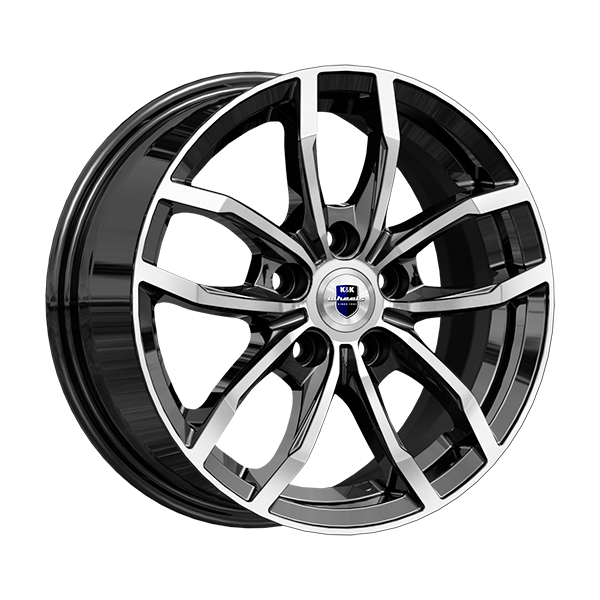 диски КиК ФРОСТ 6,5xR15 5x112 57,1 43 алмаз_черный